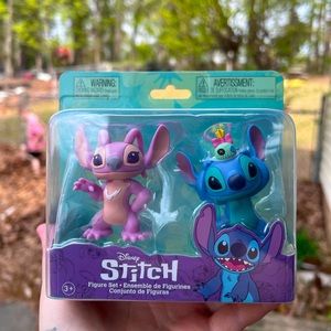 Stitch and Angel mini figure toys 2pk
